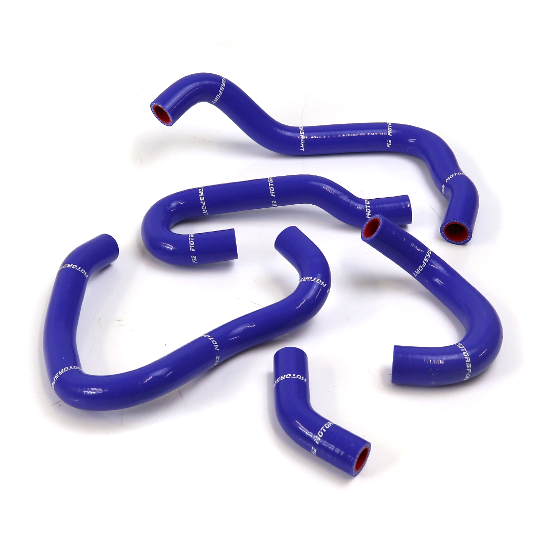 HONDA S2000 SILICONE RUBBER RADIATOR HOSES - BLUE -  2000-05 | M2 MOTORSPORT / M2-SRH-HON414BL