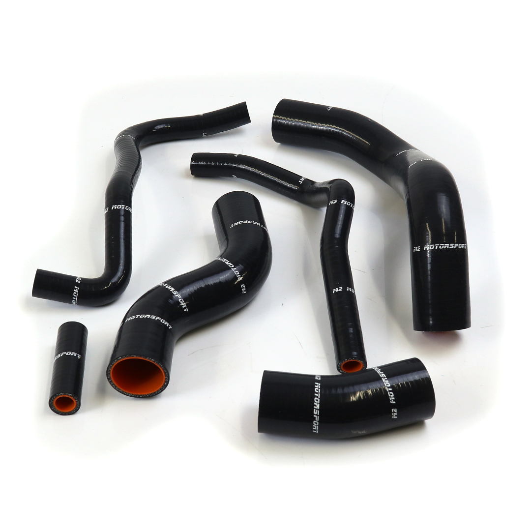 TOYOTA GT86 & SUBARU BRZ SILICONE RADIATOR AND HEATER HOSES - BLACK - | M2 MOTORSPORT / M2-SRH-TOY336BK